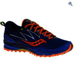 Saucony Peregrine 5 Men's Trail Running Shoe - Size: 10.5 - Colour: Blue-Orange